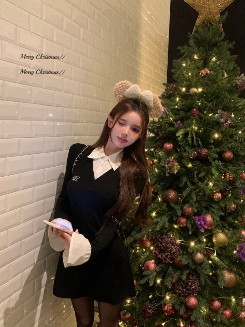 学院风假两件衬衫连衣裙女秋冬纯欲性感包臀绝美小妈短裙内搭裙子