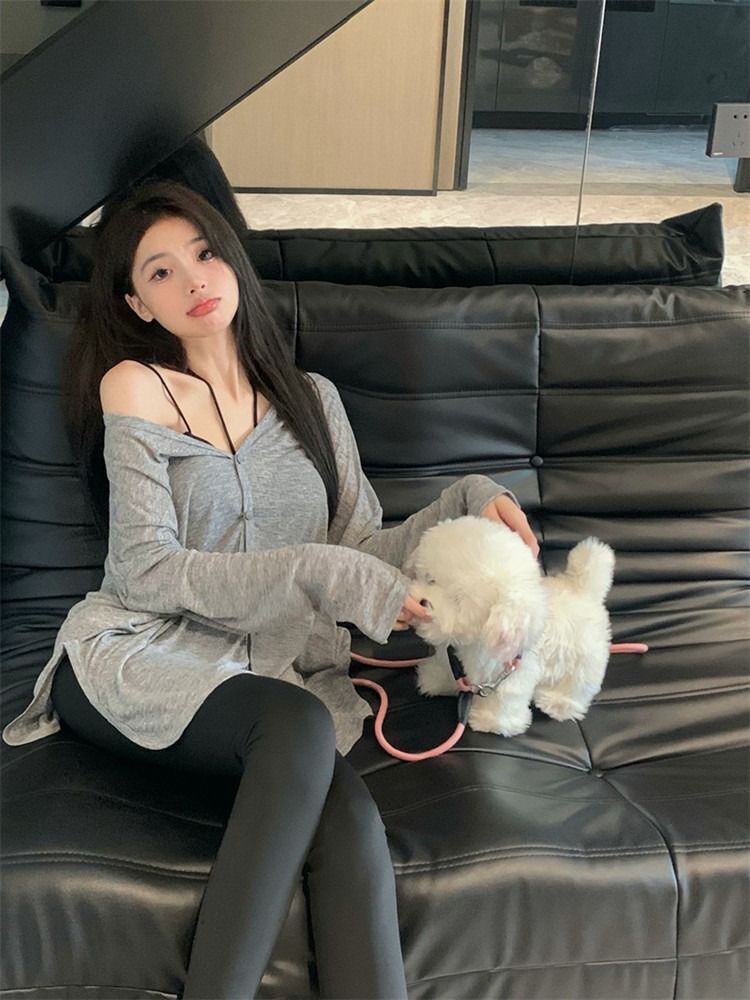 MR 原版面料 防晒开衫女长袖夏季外搭薄款宽松透气上衣微透空