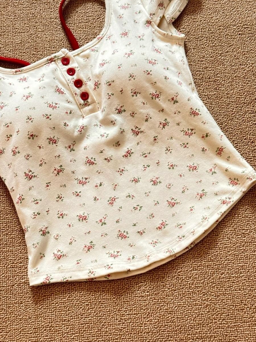 带胸垫 假两件短袖t恤女夏季新款设计感小众性感辣妹露背上