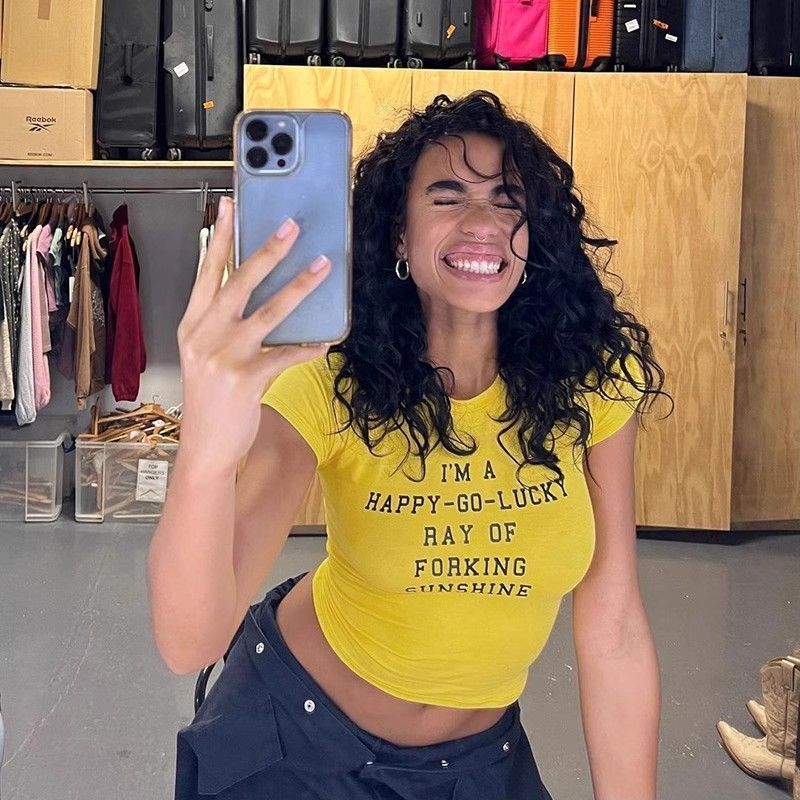 1*1纯棉 高弹力新款夏季短袖短款搭配高腰裤修身显瘦洋气上衣 1*1纯棉 高弹力新款夏季短袖短款搭配高腰裤修身显瘦洋气上衣