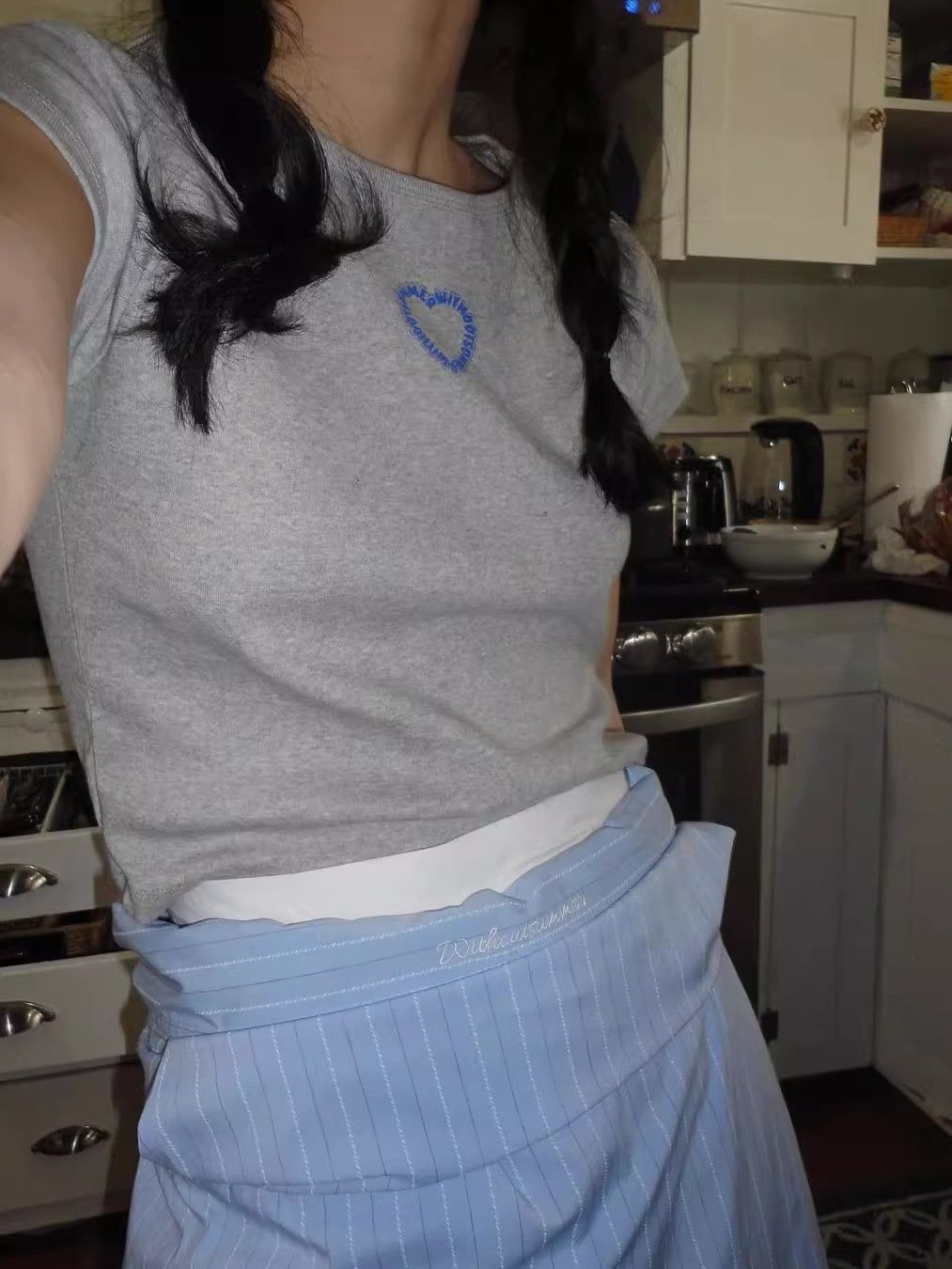 【1*1纯棉 常规款】印花正肩常规短袖 高弹力新款夏季修身显 【1*1纯棉 常规款】印花正肩常规短袖 高弹力新款夏季修身显