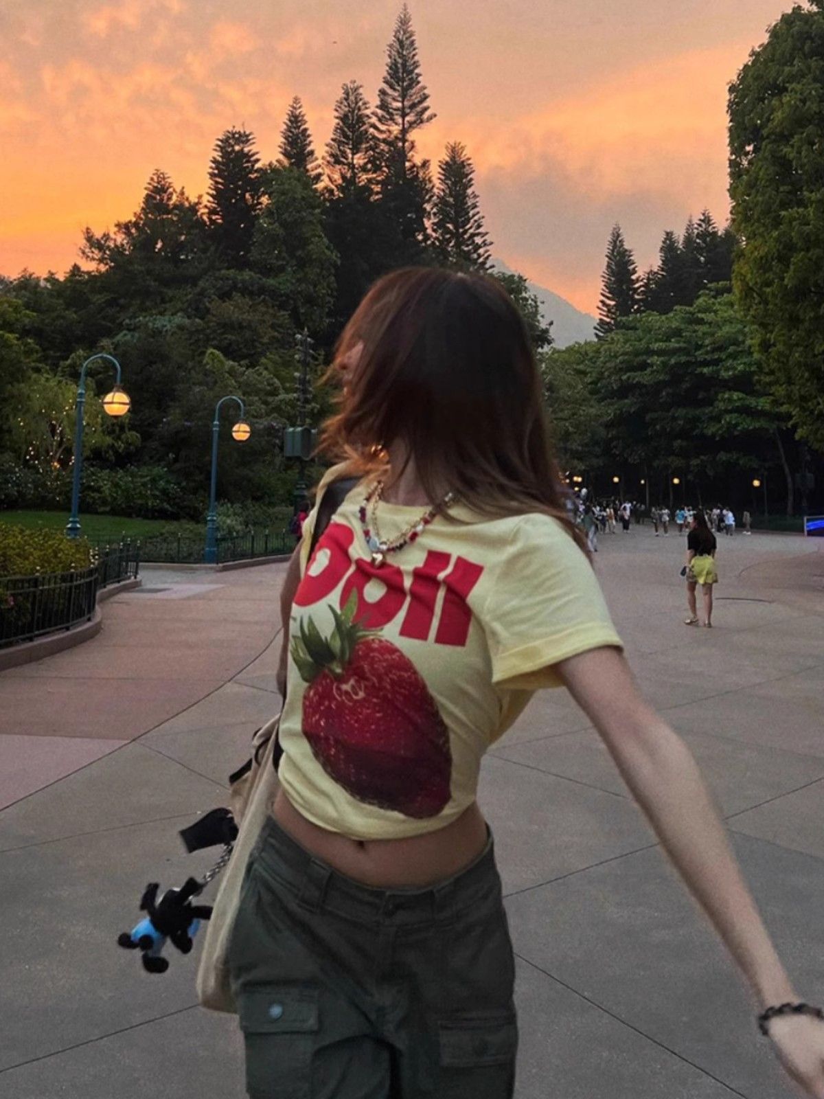 【1*1纯棉 常规款】印花正肩常规短袖 高弹力新款夏季修身显