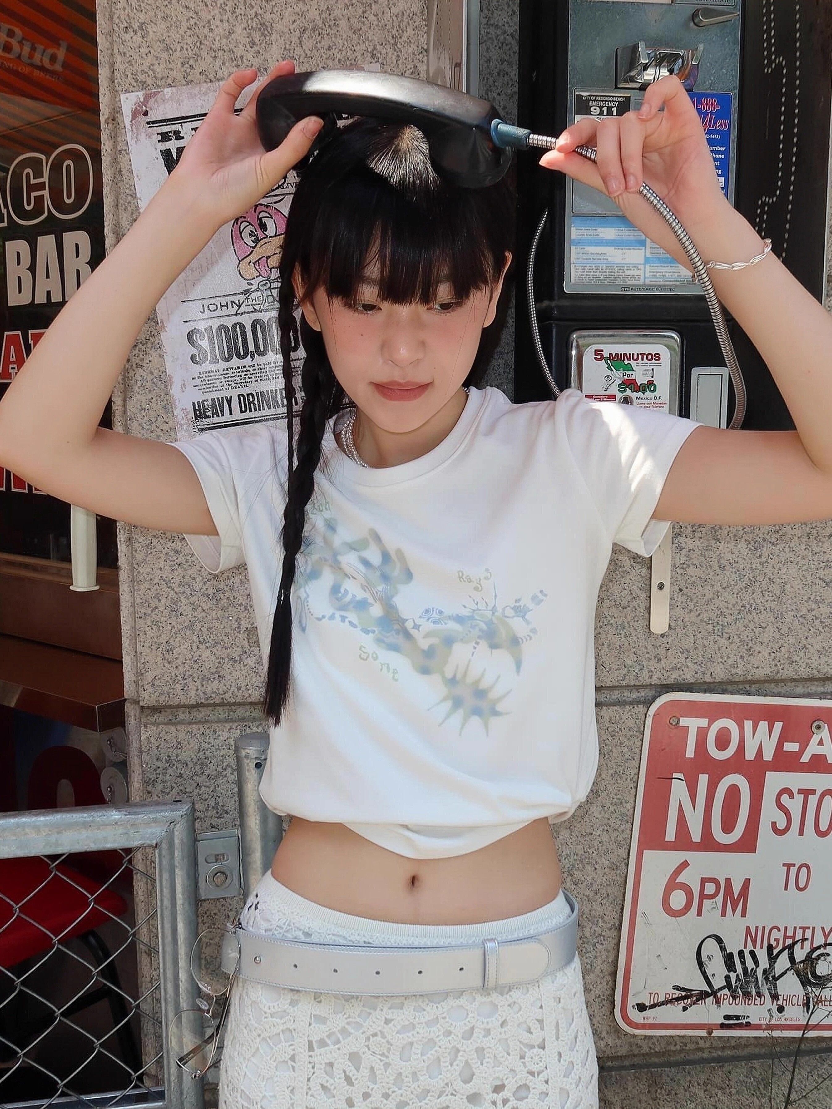 【1*1纯棉 常规款】印花正肩常规短袖 高弹力新款夏季修身显 【1*1纯棉 常规款】印花正肩常规短袖 高弹力新款夏季修身显