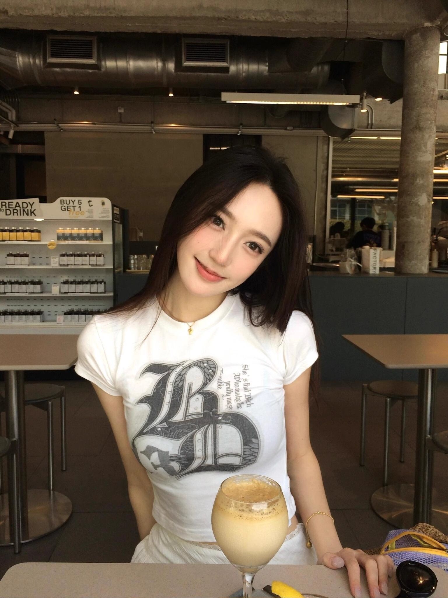 1*1纯棉 高弹力新款夏季短袖短款搭配高腰裤修身显瘦洋气上衣