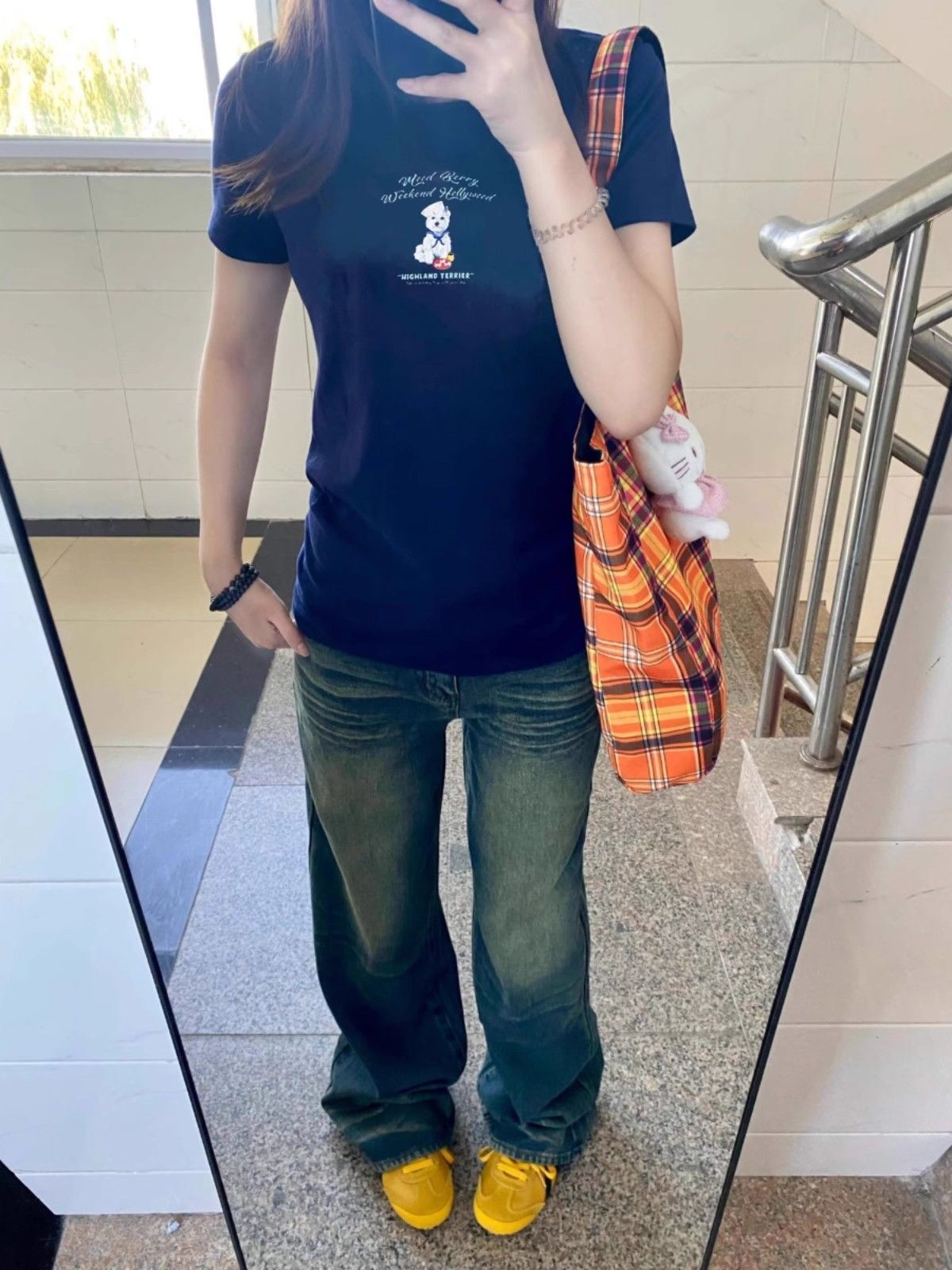 【1*1纯棉 常规款】印花正肩常规短袖 高弹力新款夏季修身显