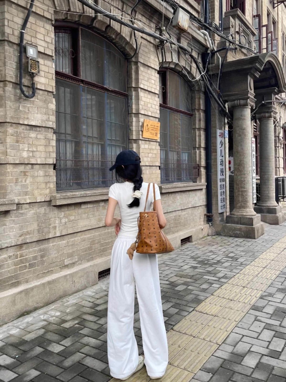 【1*1纯棉 常规款】印花正肩常规短袖 高弹力新款夏季修身显