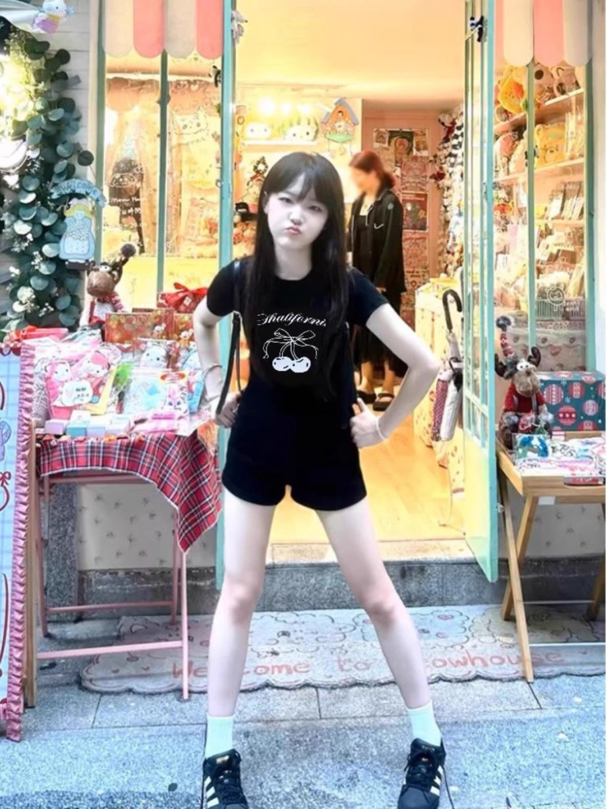 【1*1纯棉 常规款】印花正肩常规短袖 高弹力新款夏季修身显 【1*1纯棉 常规款】印花正肩常规短袖 高弹力新款夏季修身显