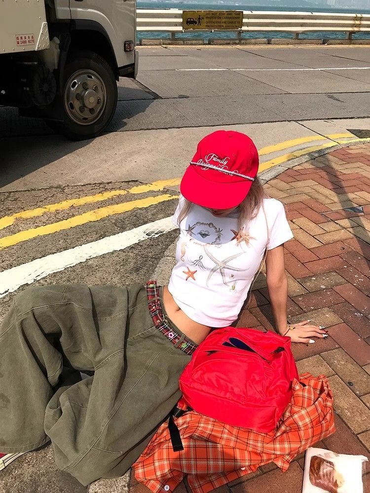 【1*1纯棉 常规款】印花正肩常规短袖 高弹力新款夏季修身显