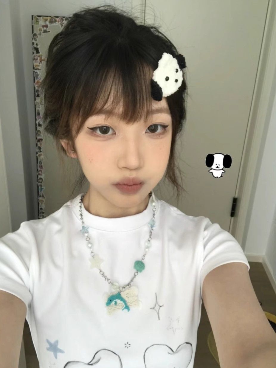 【1*1纯棉 常规款】印花正肩常规短袖 高弹力新款夏季修身显