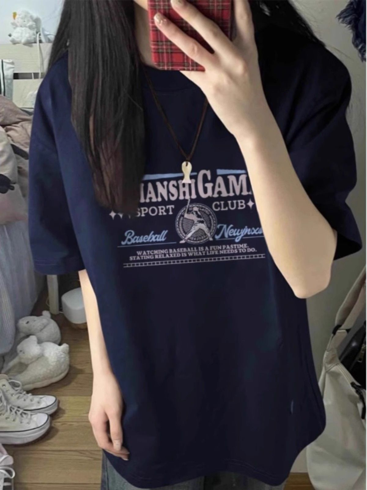 高品质纯棉200克精梳紧密100%棉宽松短袖t恤女