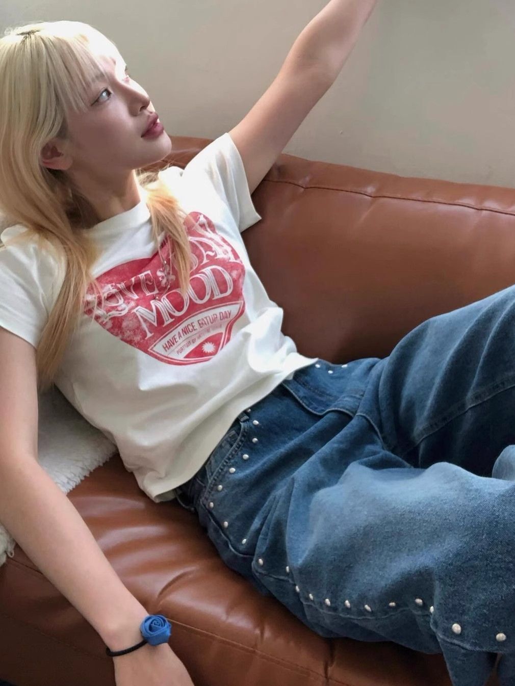 【1*1纯棉 常规款】印花正肩常规短袖 高弹力新款夏季修身显