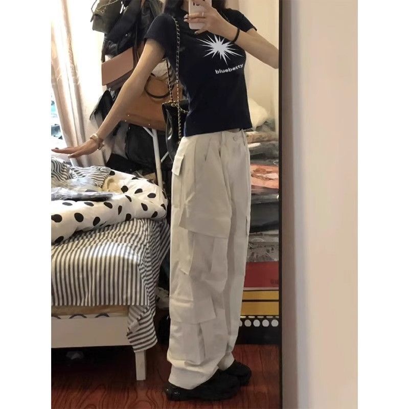 【1*1纯棉 常规款】印花正肩常规短袖 高弹力新款夏季修身显