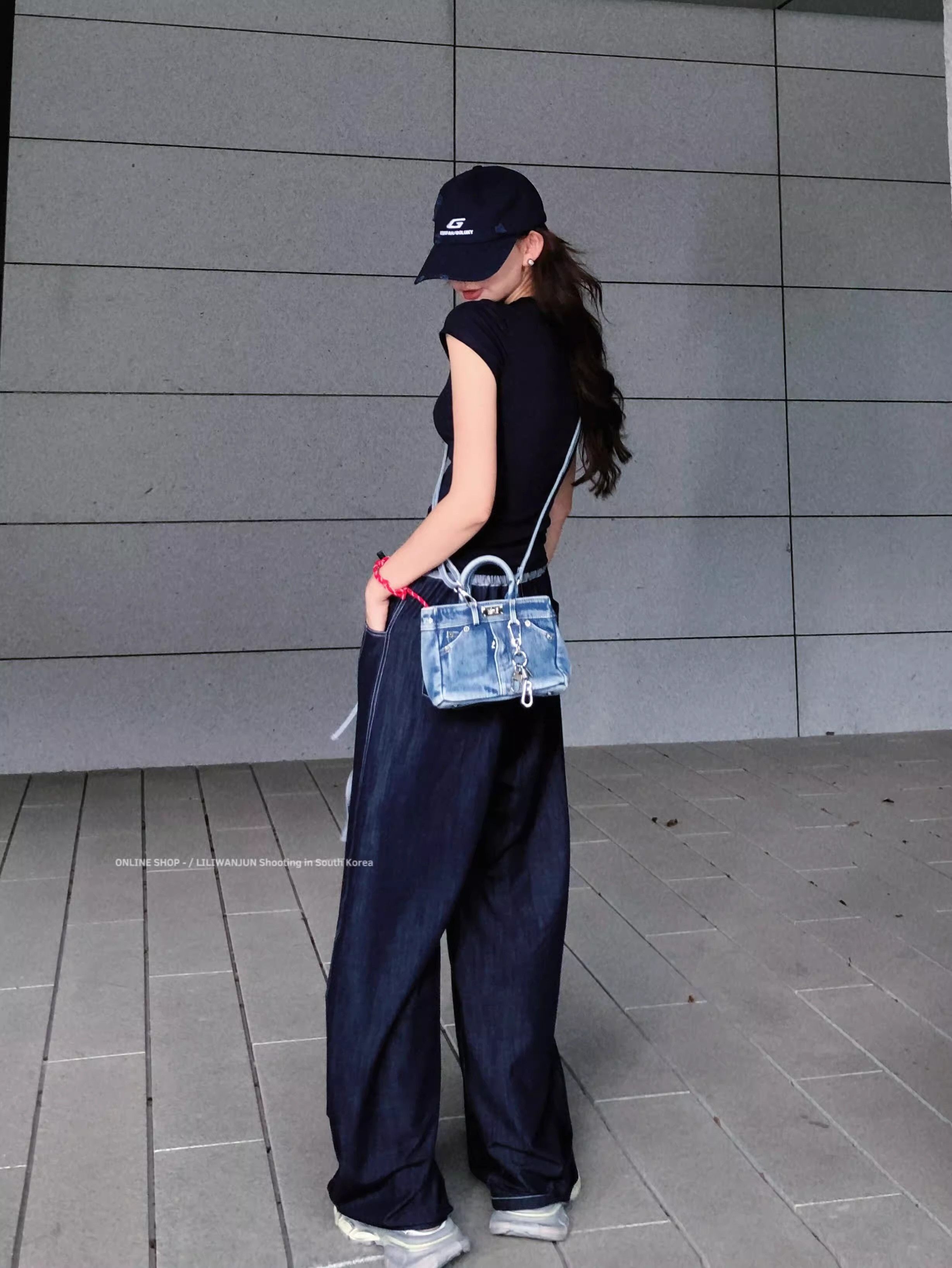 【1*1纯棉 常规款】印花正肩常规短袖 高弹力新款夏季修身显