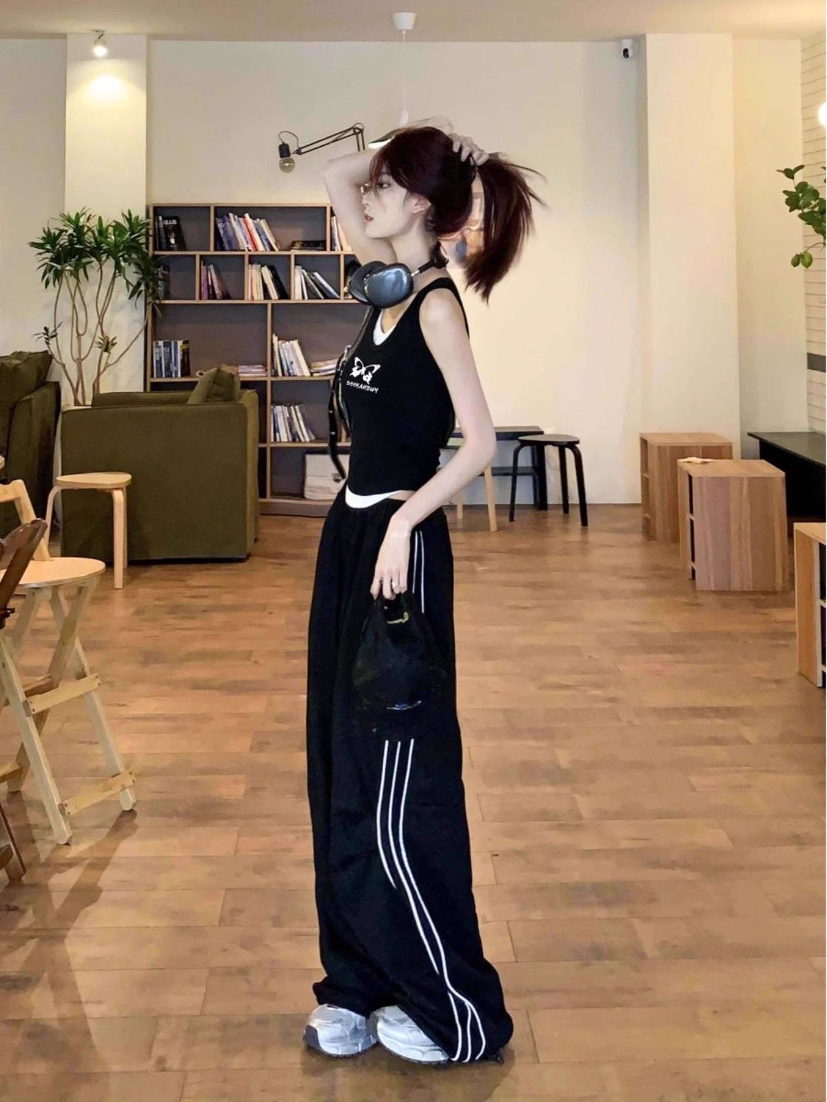 【包肩包领】夏日多巴胺穿搭无袖t恤美式短款辣妹修身显瘦小背心