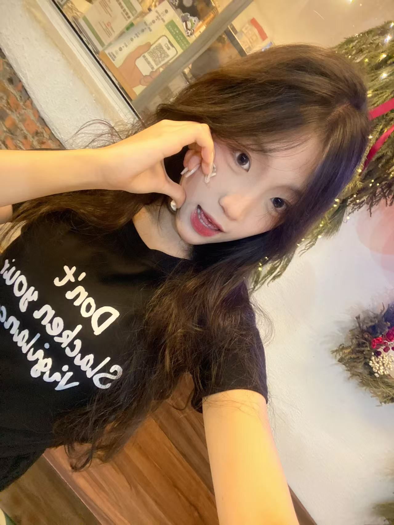 【1*1纯棉 常规款】印花正肩常规短袖 高弹力新款夏季修身显