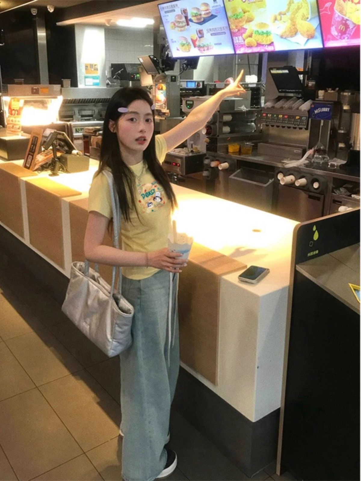 1*1纯棉 高弹力新款夏季短袖短款搭配高腰裤修身显瘦洋气上衣