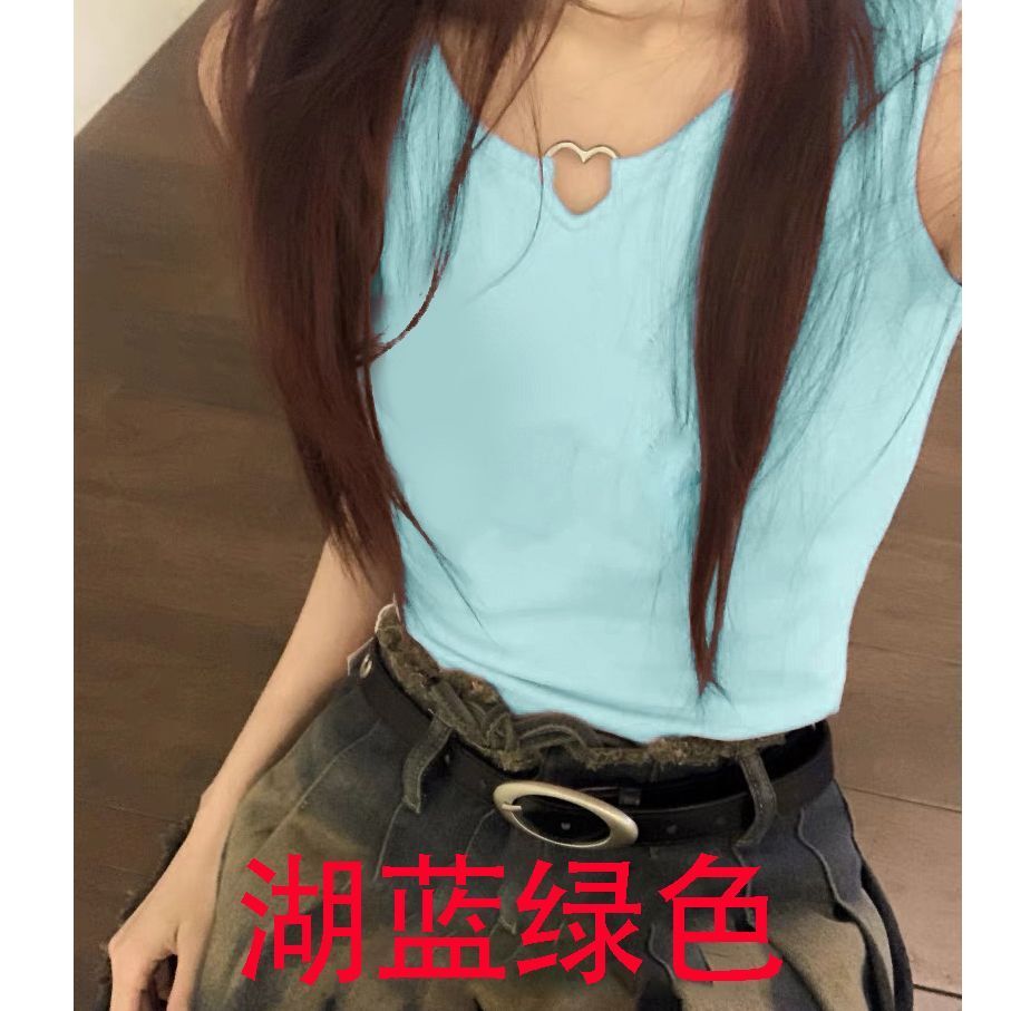 【散拿不加价】纯棉220克40支92棉8氨纶短款背心吊带t恤