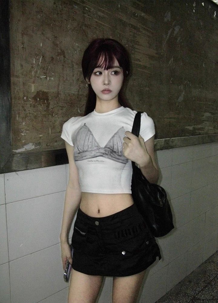 1*1纯棉 高弹力新款夏季短袖短款搭配高腰裤修身显瘦洋气上衣 1*1纯棉 高弹力新款夏季短袖短款搭配高腰裤修身显瘦洋气上衣