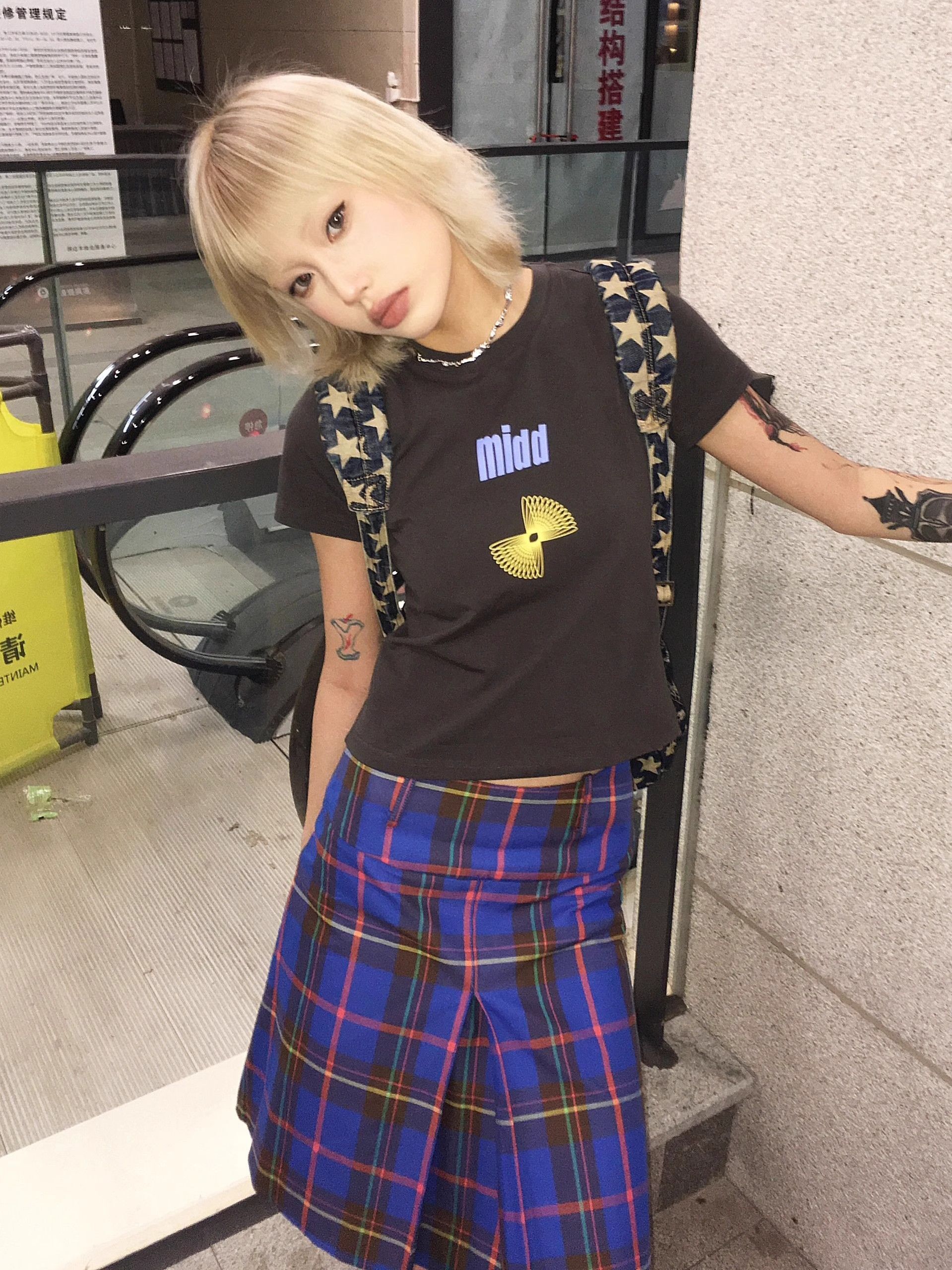 【1*1纯棉 常规款】印花正肩常规短袖 高弹力新款夏季修身显