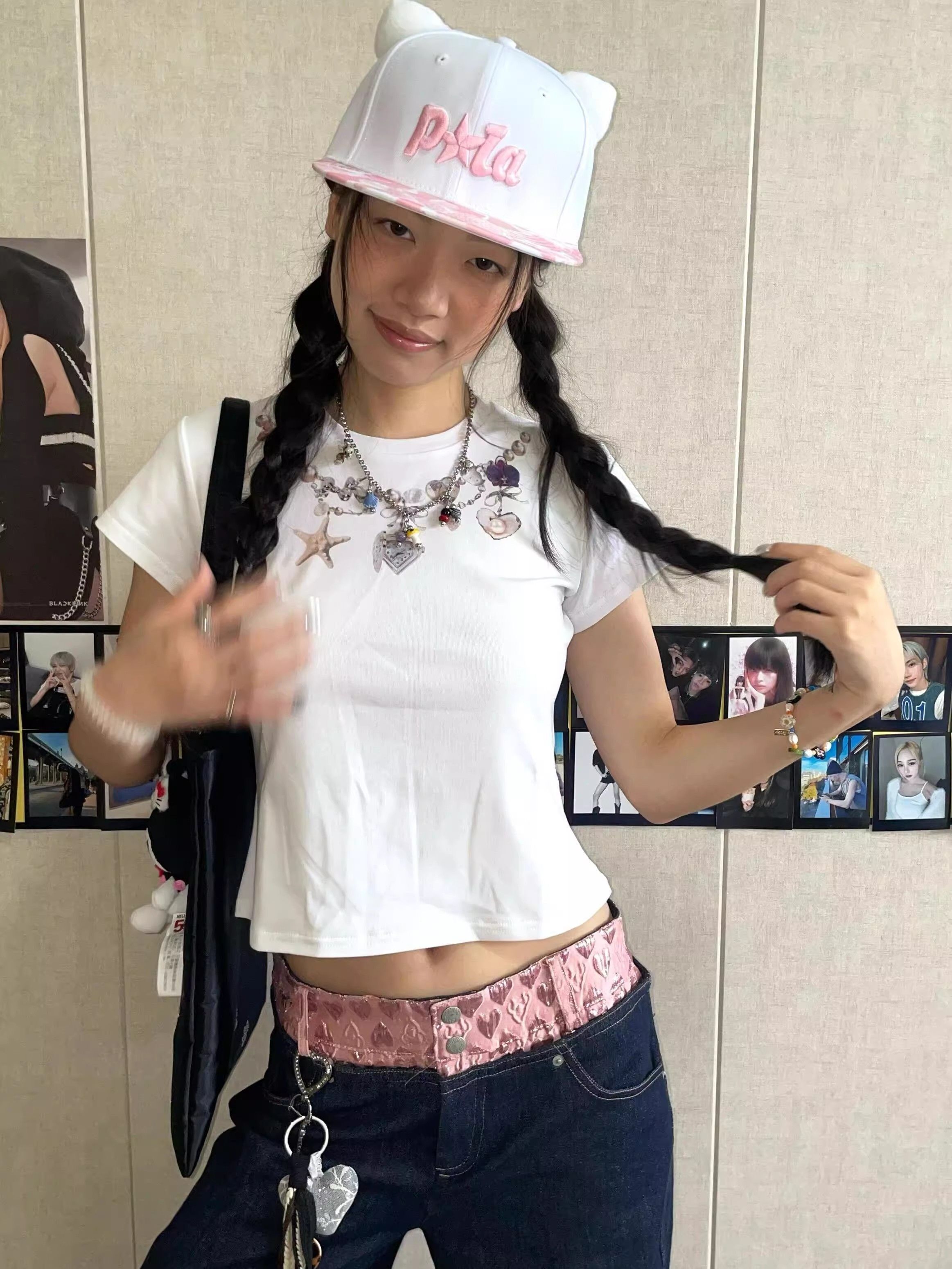 【1*1纯棉 常规款】印花正肩常规短袖 高弹力新款夏季修身显 【1*1纯棉 常规款】印花正肩常规短袖 高弹力新款夏季修身显