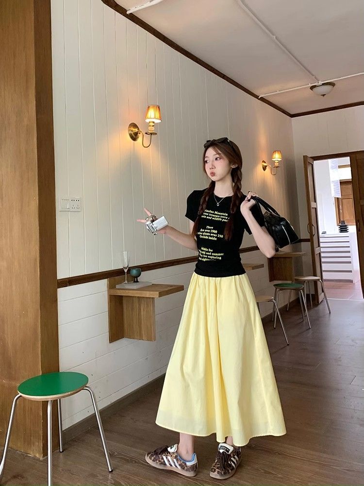 【1*1纯棉 常规款】印花正肩常规短袖 高弹力新款夏季修身显 【1*1纯棉 常规款】印花正肩常规短袖 高弹力新款夏季修身显