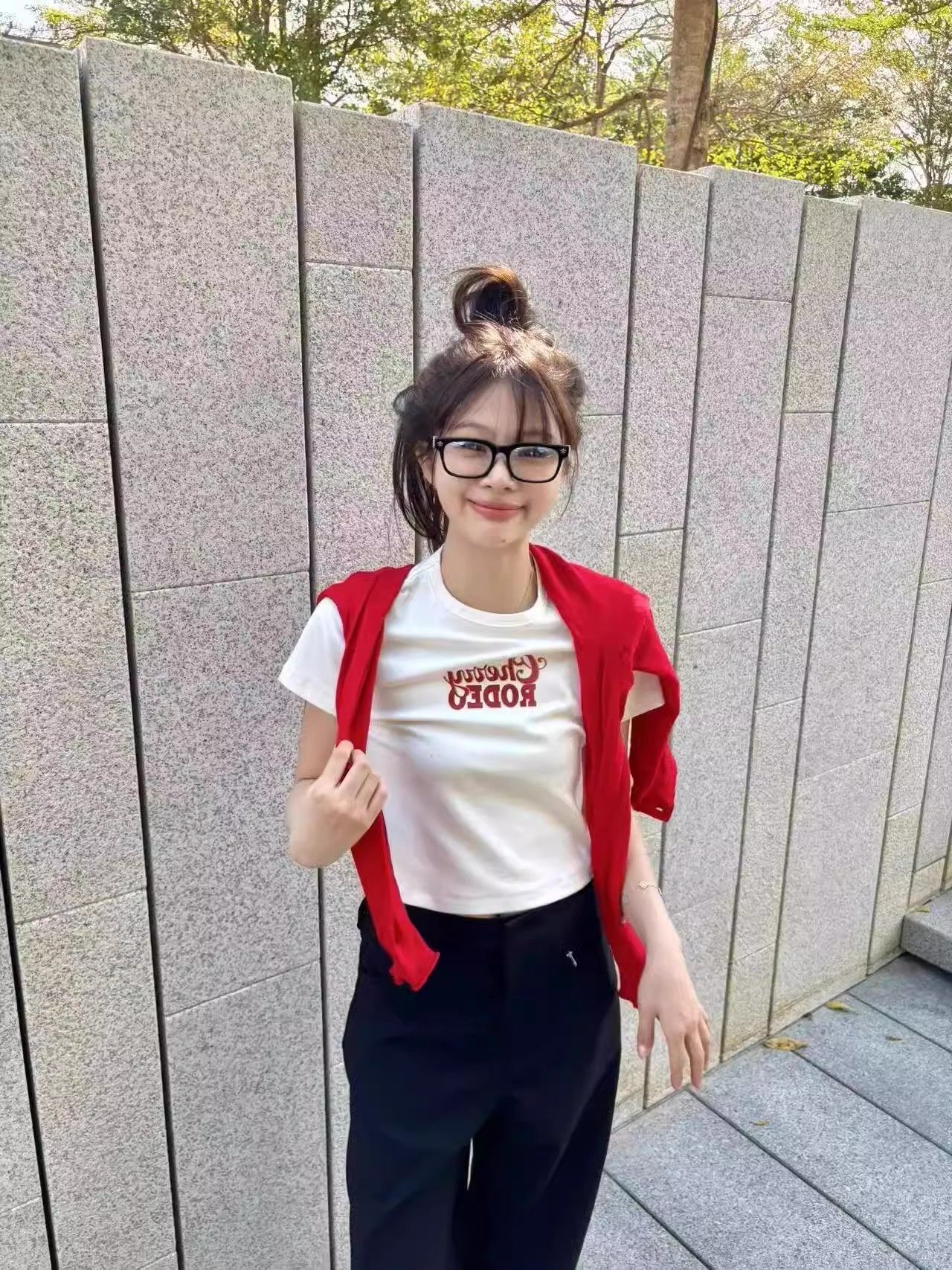 1*1纯棉 高弹力新款夏季短袖短款搭配高腰裤修身显瘦洋气上衣