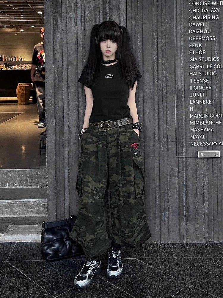 【1*1纯棉 常规款】印花正肩常规短袖 高弹力新款夏季修身显