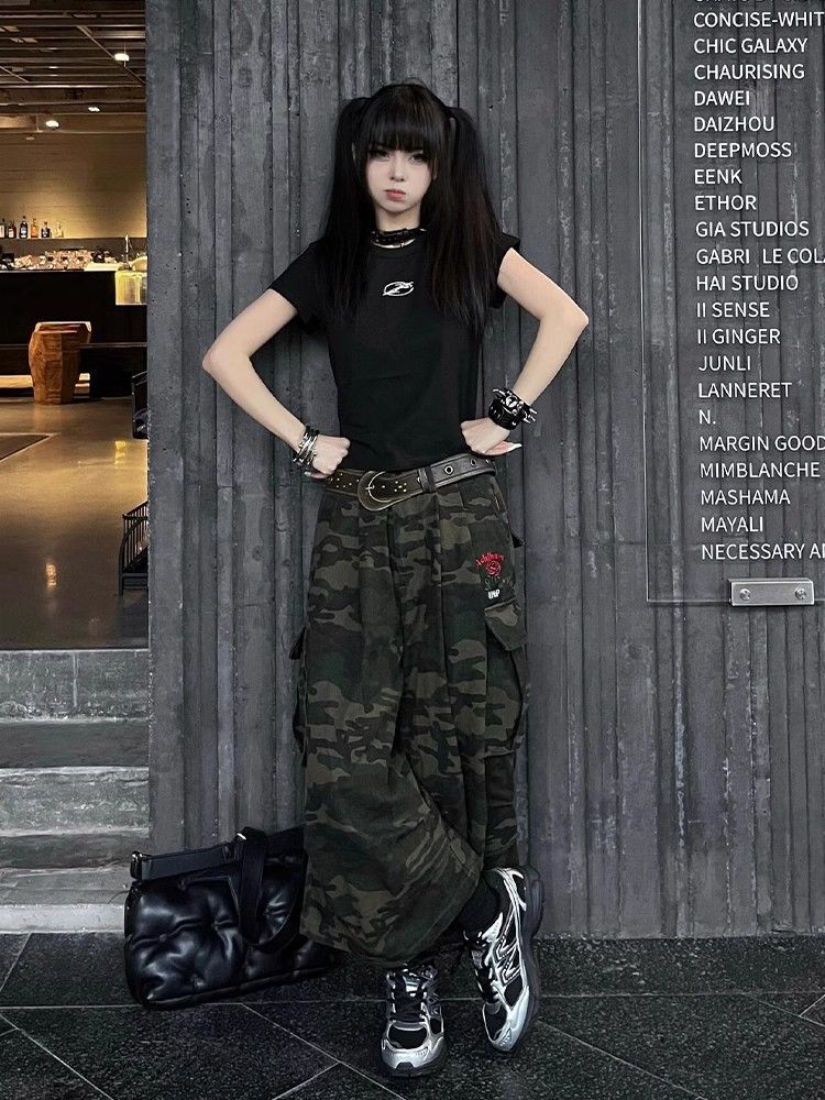 【1*1纯棉 常规款】印花正肩常规短袖 高弹力新款夏季修身显