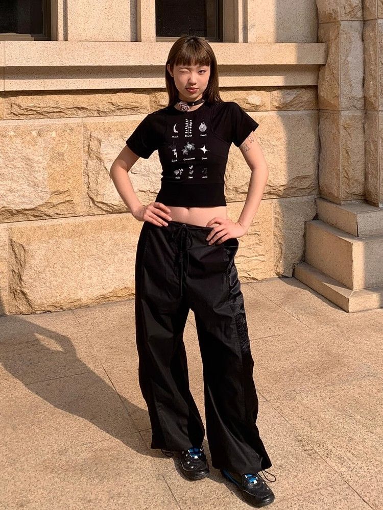 1*1纯棉 高弹力新款夏季短袖短款搭配高腰裤修身显瘦洋气上衣 1*1纯棉 高弹力新款夏季短袖短款搭配高腰裤修身显瘦洋气上衣