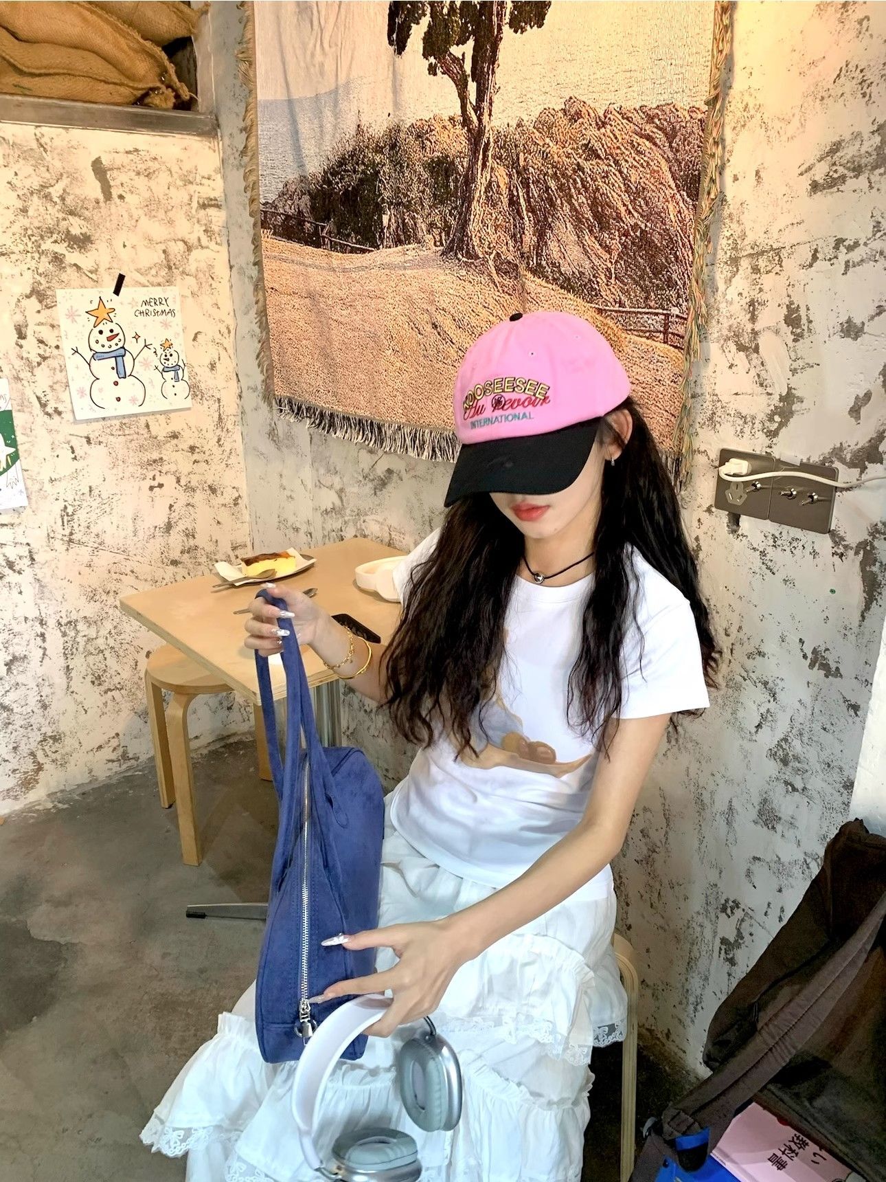 【1*1纯棉 常规款】印花正肩常规短袖 高弹力新款夏季修身显