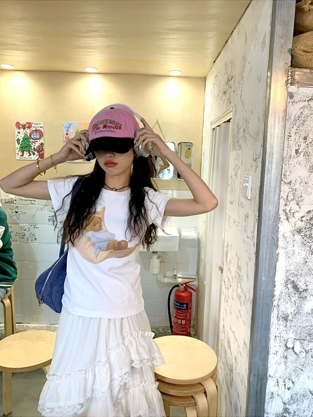 【1*1纯棉 常规款】印花正肩常规短袖 高弹力新款夏季修身显