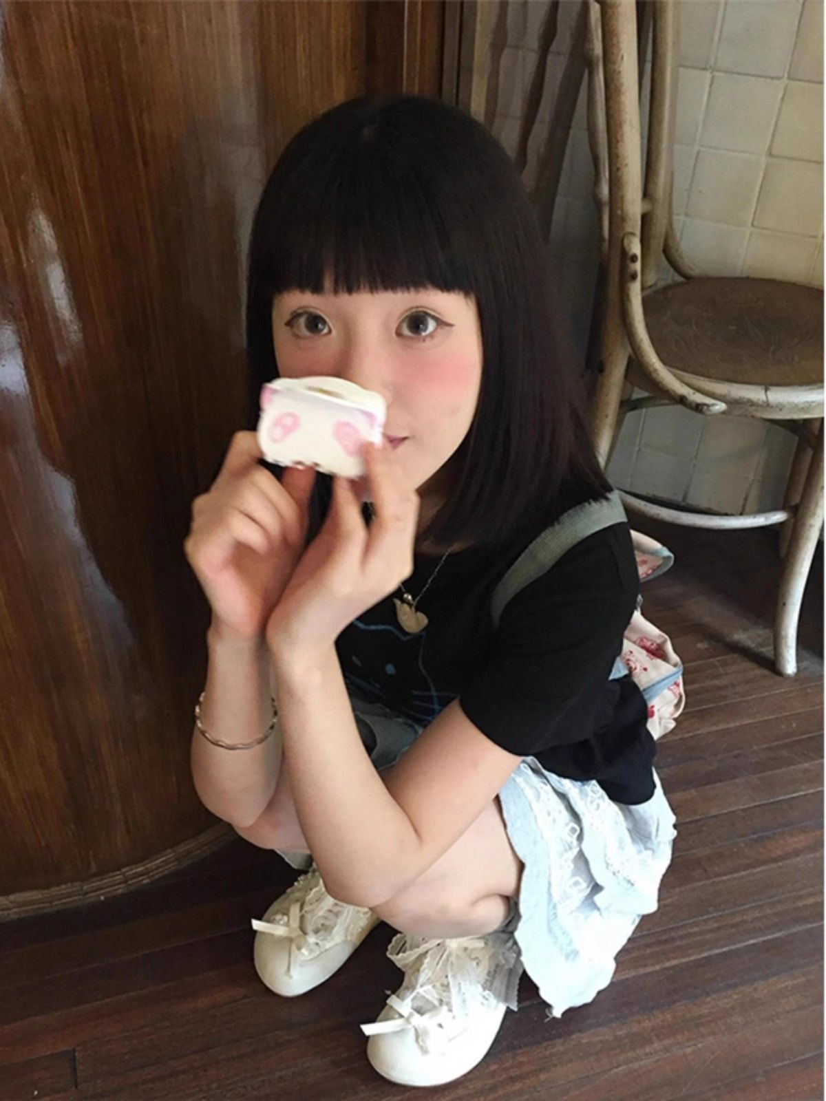 【1*1纯棉 常规款】印花正肩常规短袖 高弹力新款夏季修身显