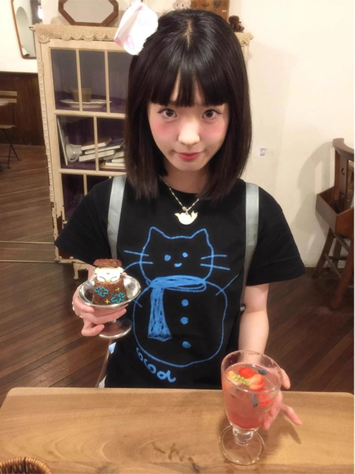 【1*1纯棉 常规款】印花正肩常规短袖 高弹力新款夏季修身显