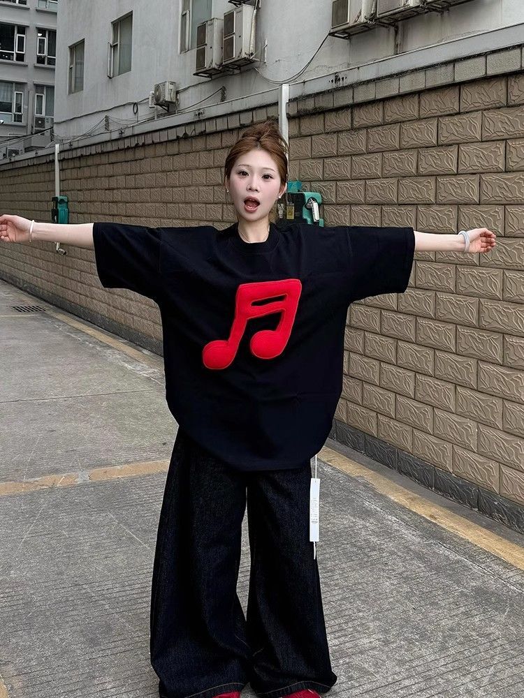 高品质纯棉200克精梳紧密100%棉宽松短袖t恤女 高品质纯棉200克精梳紧密100%棉宽松短袖t恤女