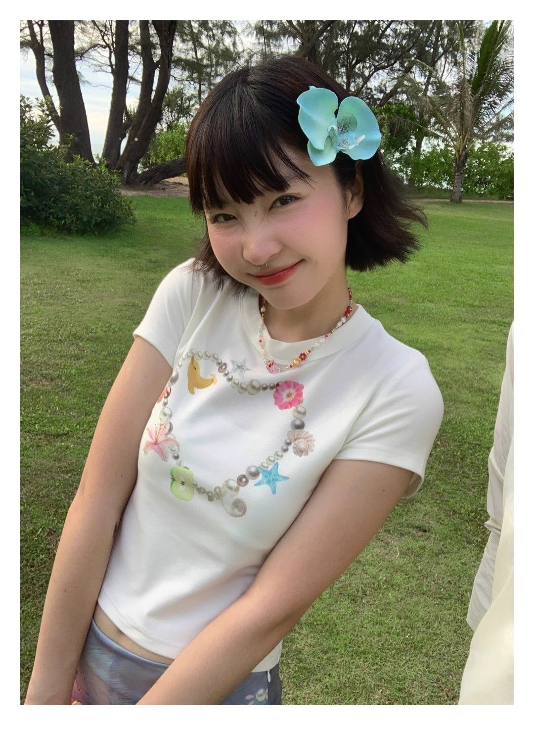 【1*1纯棉 常规款】印花正肩常规短袖 高弹力新款夏季修身显