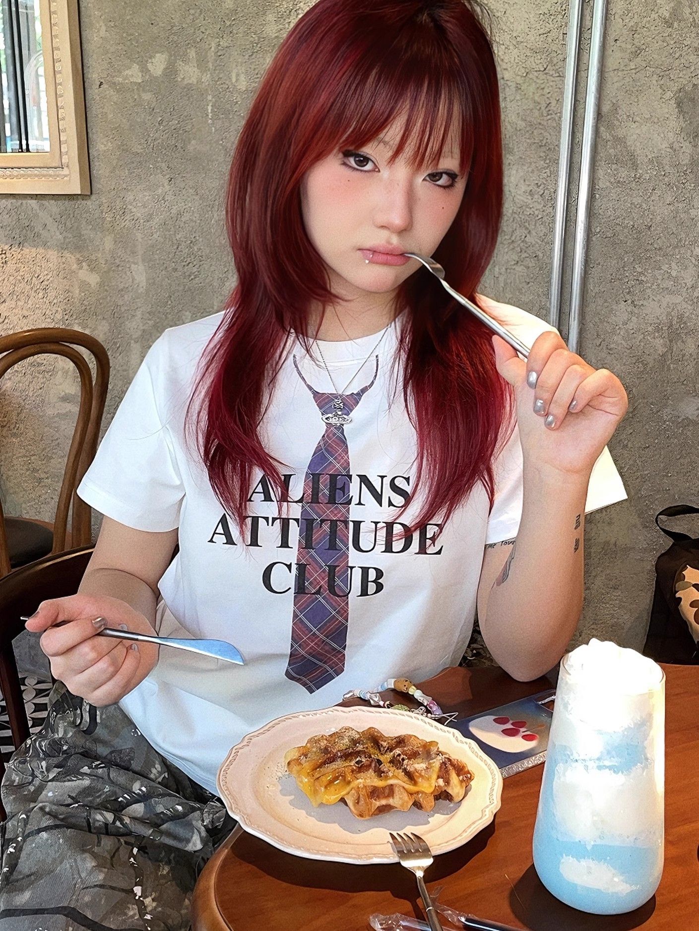 【1*1纯棉 常规款】印花正肩常规短袖 高弹力新款夏季修身显 【1*1纯棉 常规款】印花正肩常规短袖 高弹力新款夏季修身显