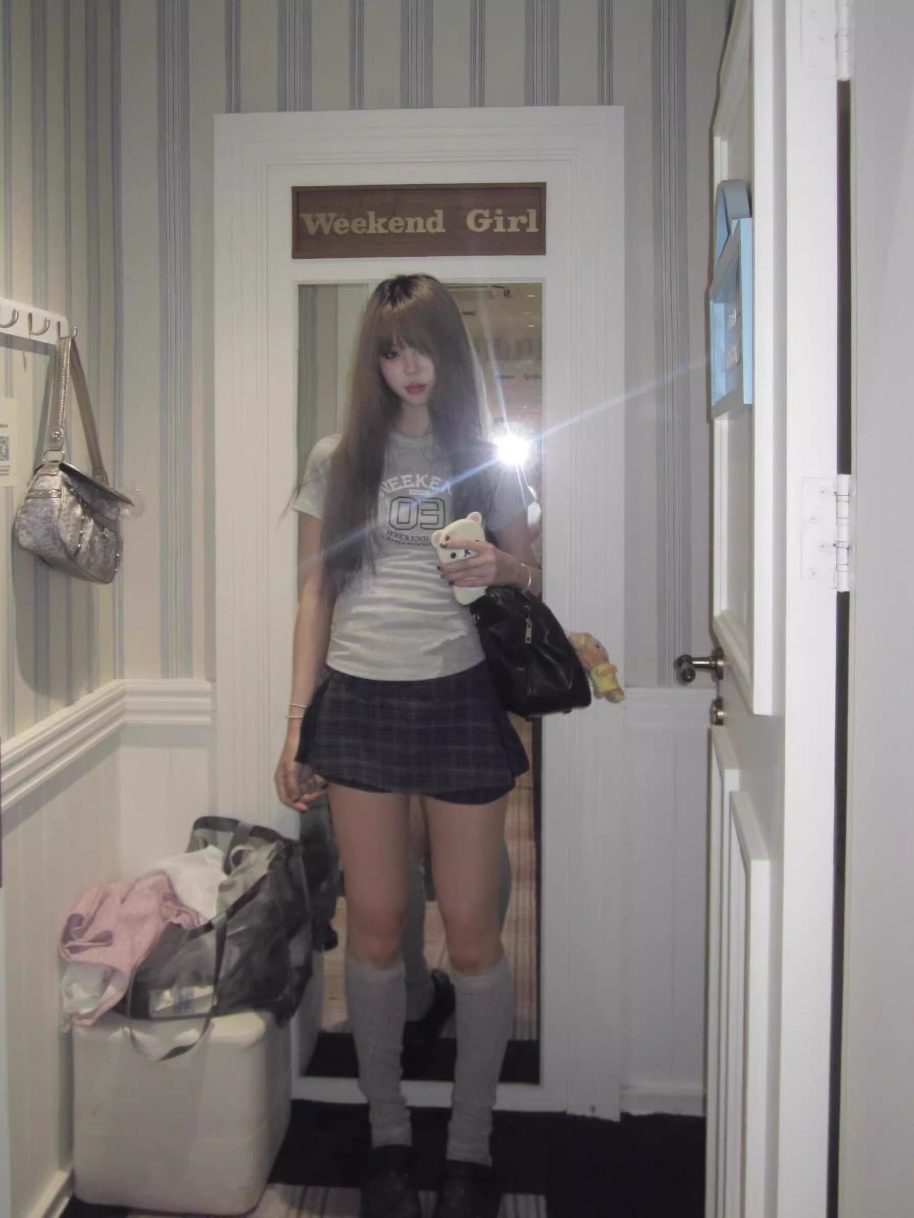 【1*1纯棉 常规款】印花正肩常规短袖 高弹力新款夏季修身显