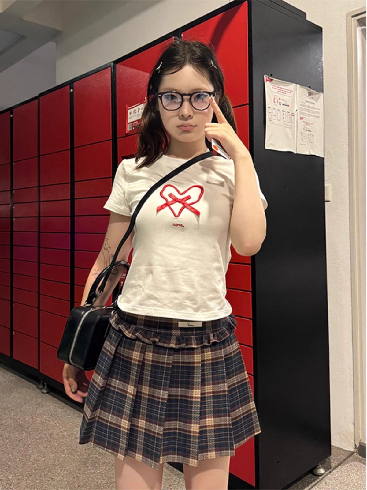 【1*1纯棉 常规款】印花正肩常规短袖 高弹力新款夏季修身显