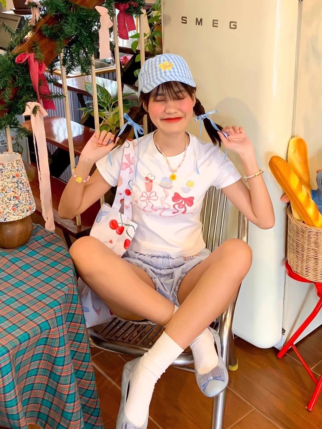 【1*1纯棉 常规款】印花正肩常规短袖 高弹力新款夏季修身显