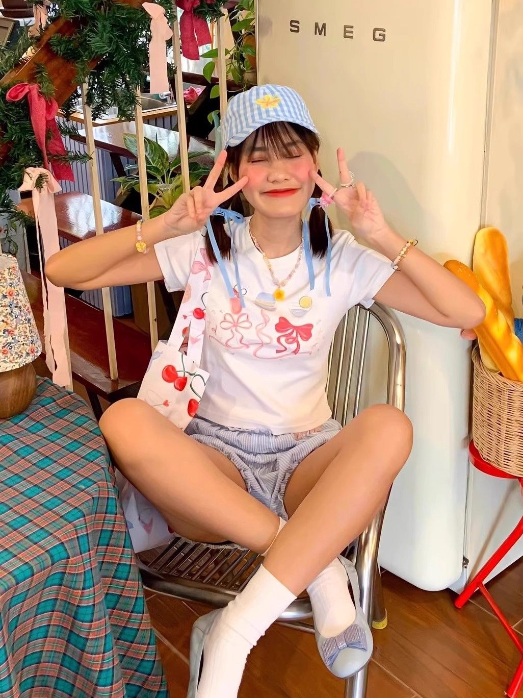 【1*1纯棉 常规款】印花正肩常规短袖 高弹力新款夏季修身显