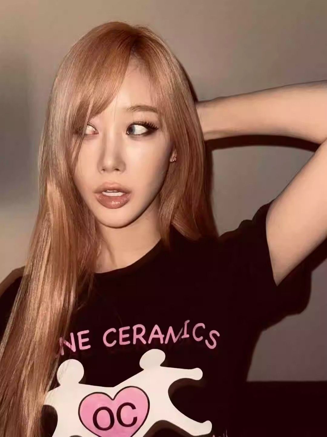 【1*1纯棉 常规款】印花正肩常规短袖 高弹力新款夏季修身显