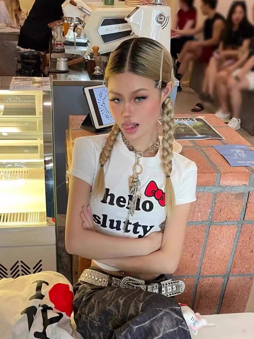 1*1纯棉 高弹力新款夏季短袖短款搭配高腰裤修身显瘦洋气上衣 1*1纯棉 高弹力新款夏季短袖短款搭配高腰裤修身显瘦洋气上衣