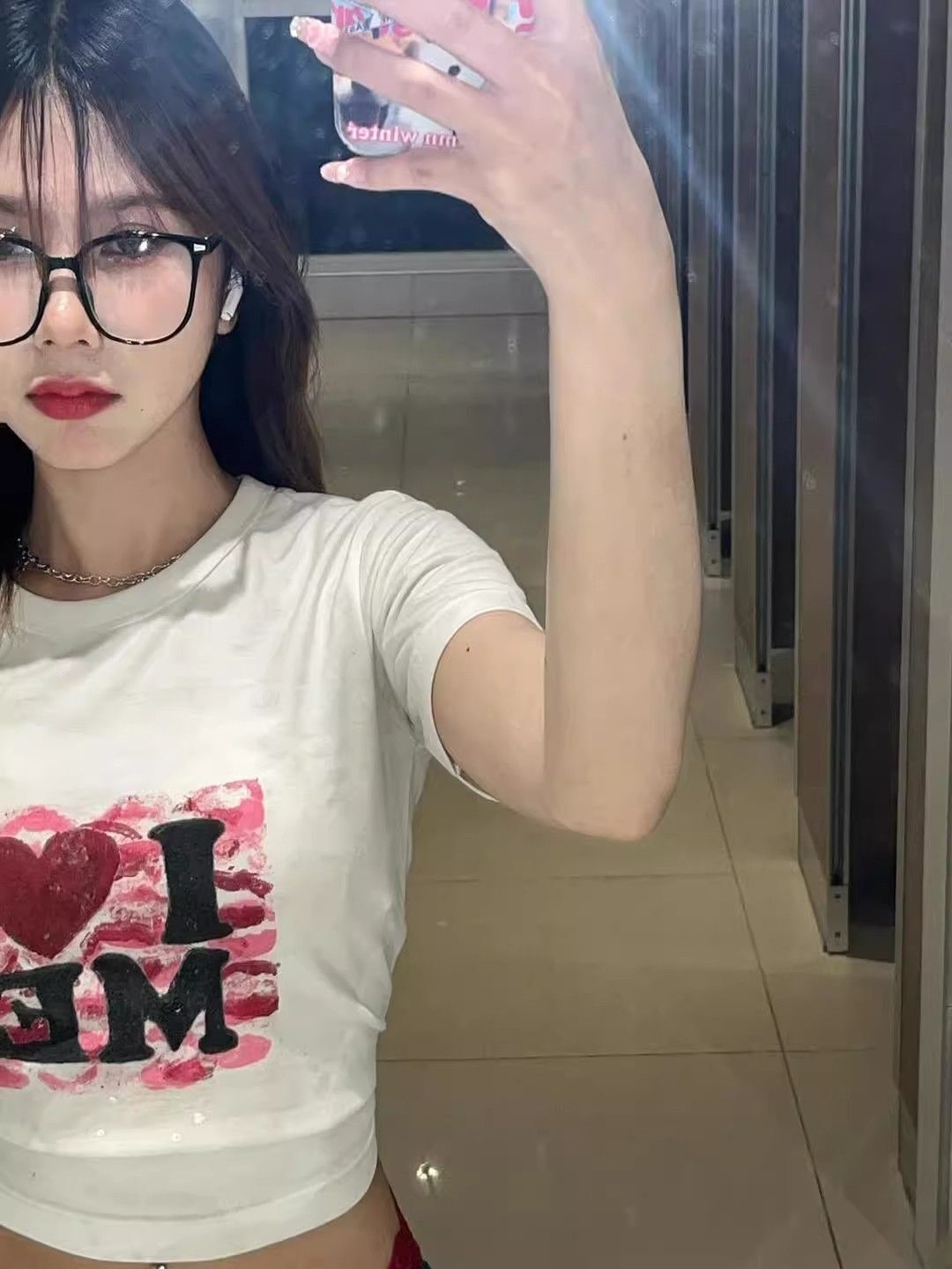 1*1纯棉 高弹力新款夏季短袖短款搭配高腰裤修身显瘦洋气上衣