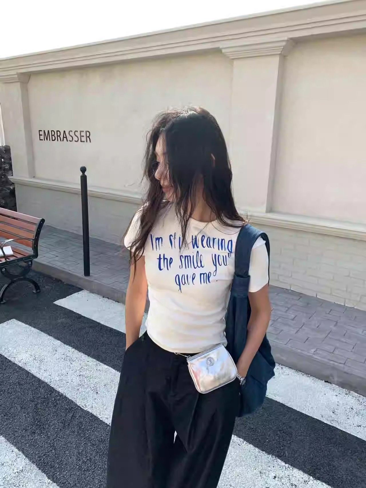 【1*1纯棉 常规款】印花正肩常规短袖 高弹力新款夏季修身显 【1*1纯棉 常规款】印花正肩常规短袖 高弹力新款夏季修身显