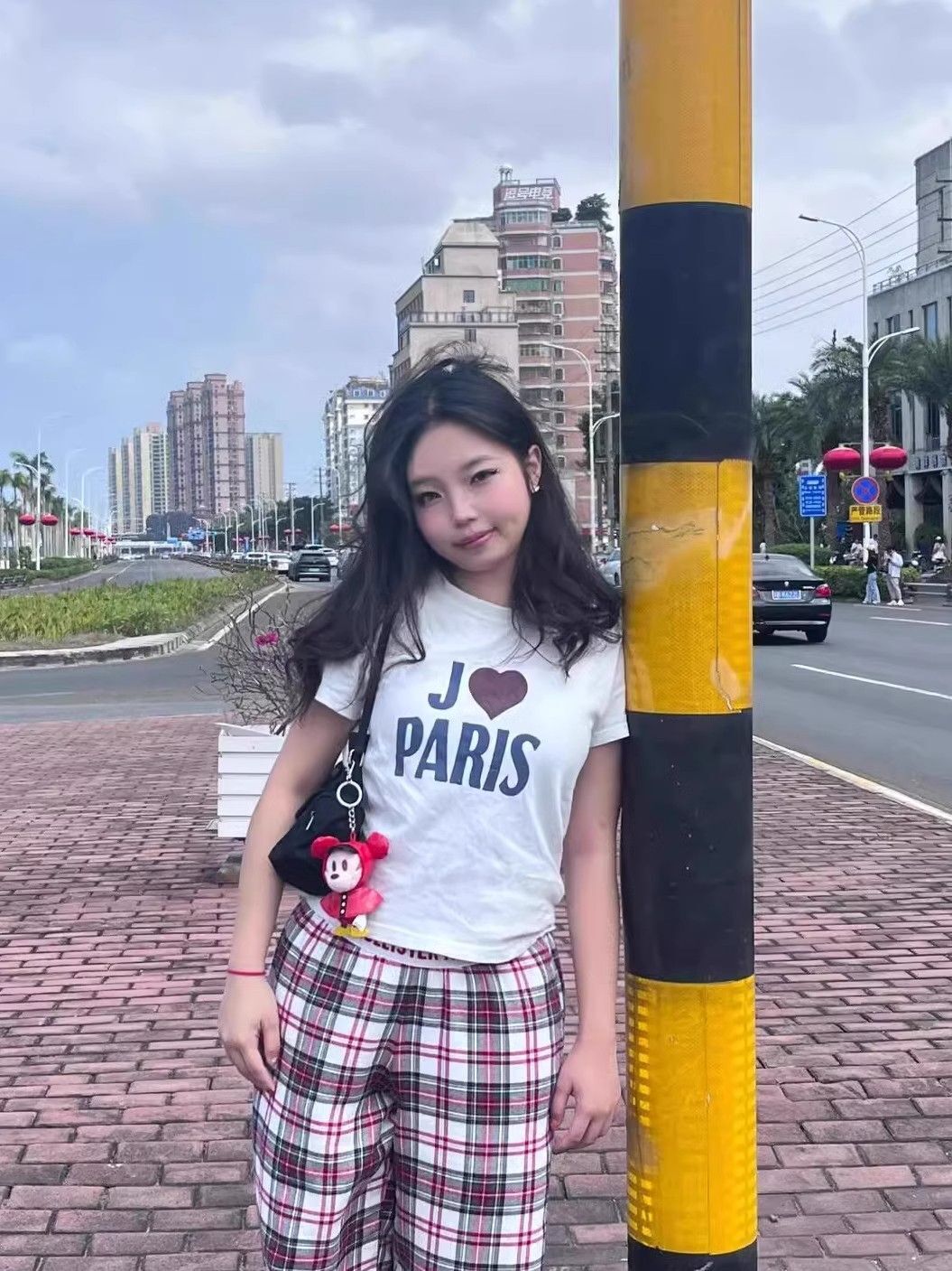 【1*1纯棉 常规款】印花正肩常规短袖 高弹力新款夏季修身显