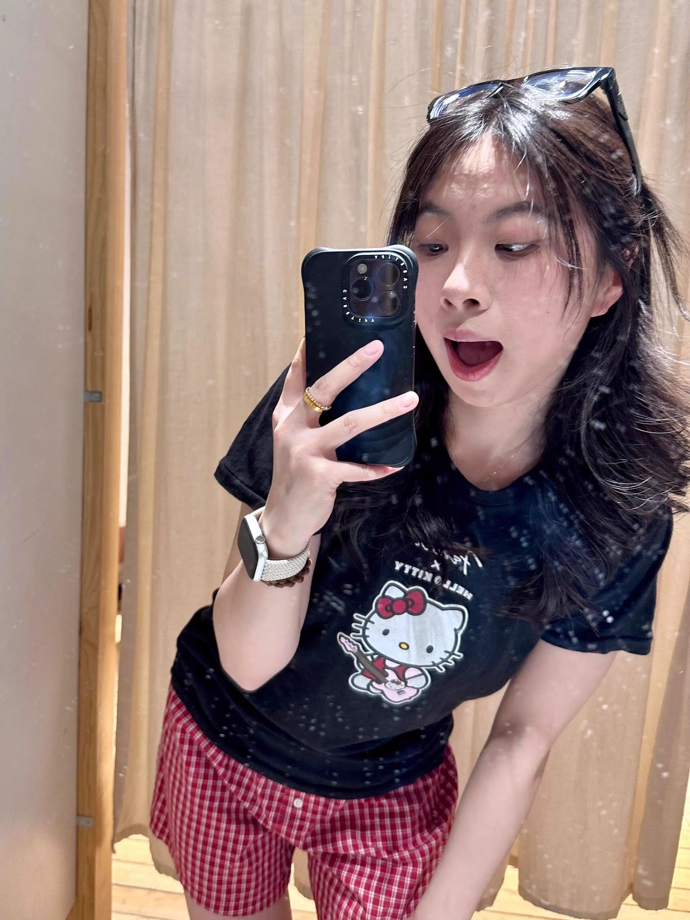 【1*1纯棉 常规款】印花正肩常规短袖 高弹力新款夏季修身显 【1*1纯棉 常规款】印花正肩常规短袖 高弹力新款夏季修身显