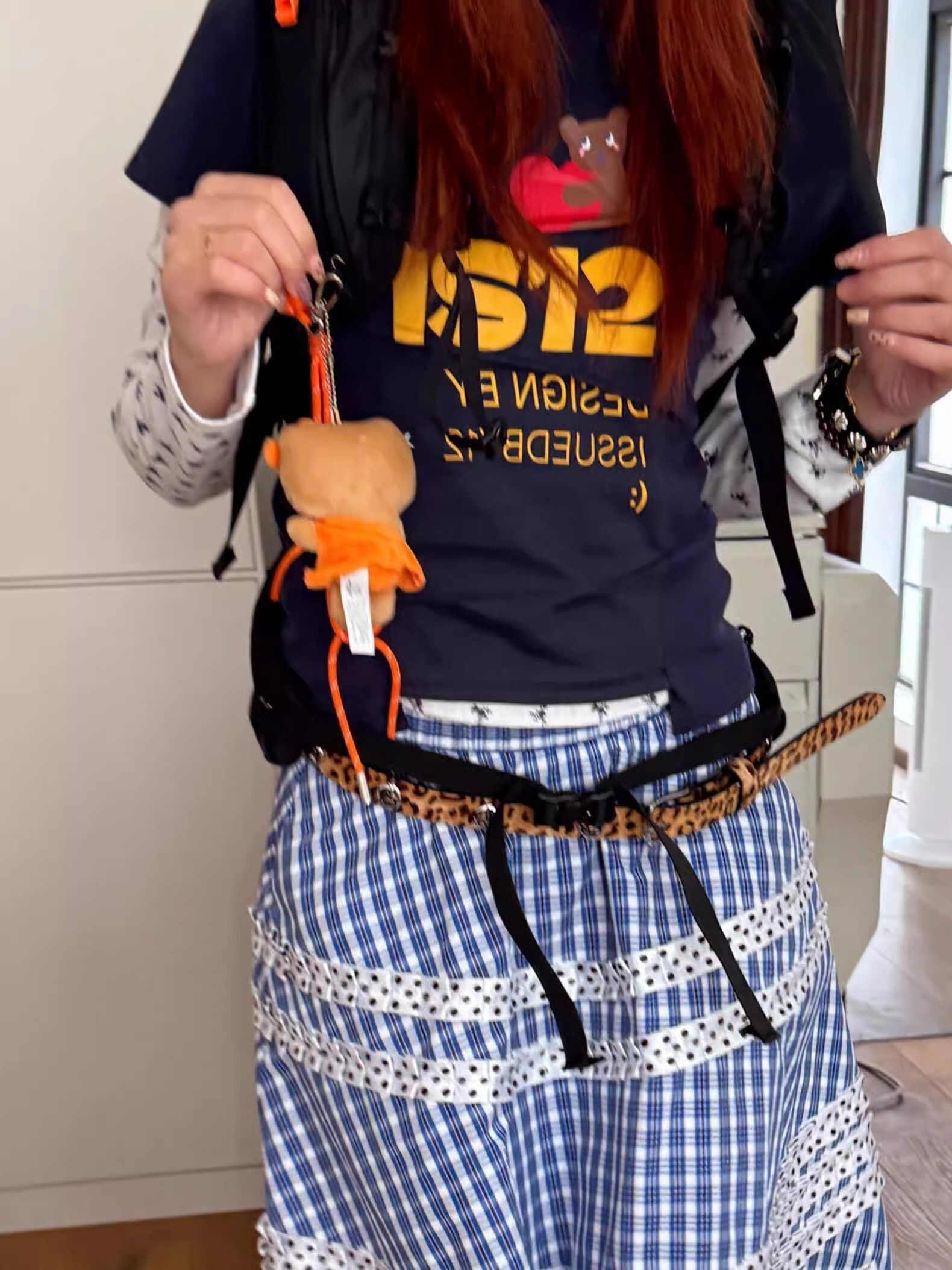 【1*1纯棉 常规款】印花正肩常规短袖 高弹力新款夏季修身显