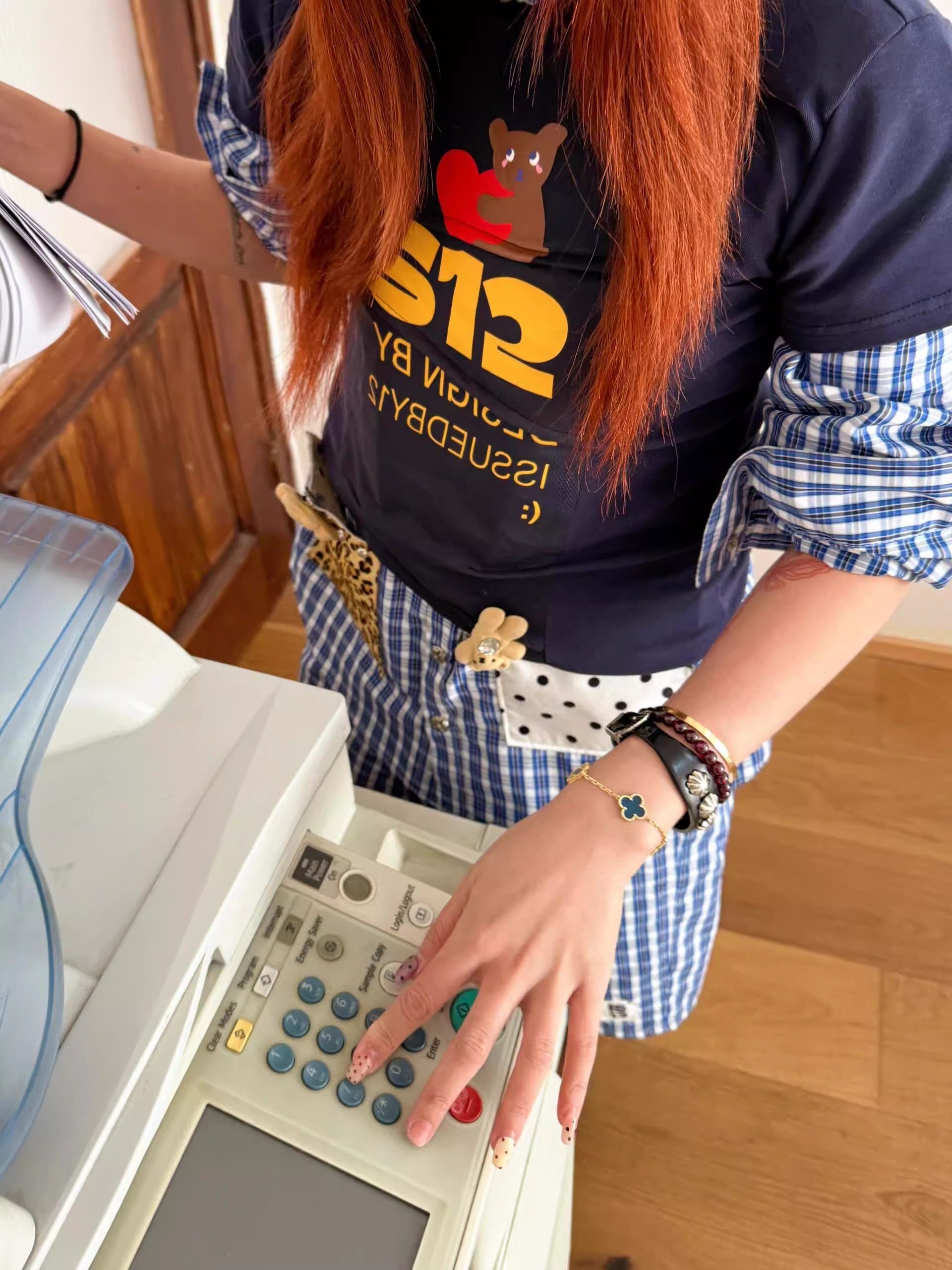 【1*1纯棉 常规款】印花正肩常规短袖 高弹力新款夏季修身显