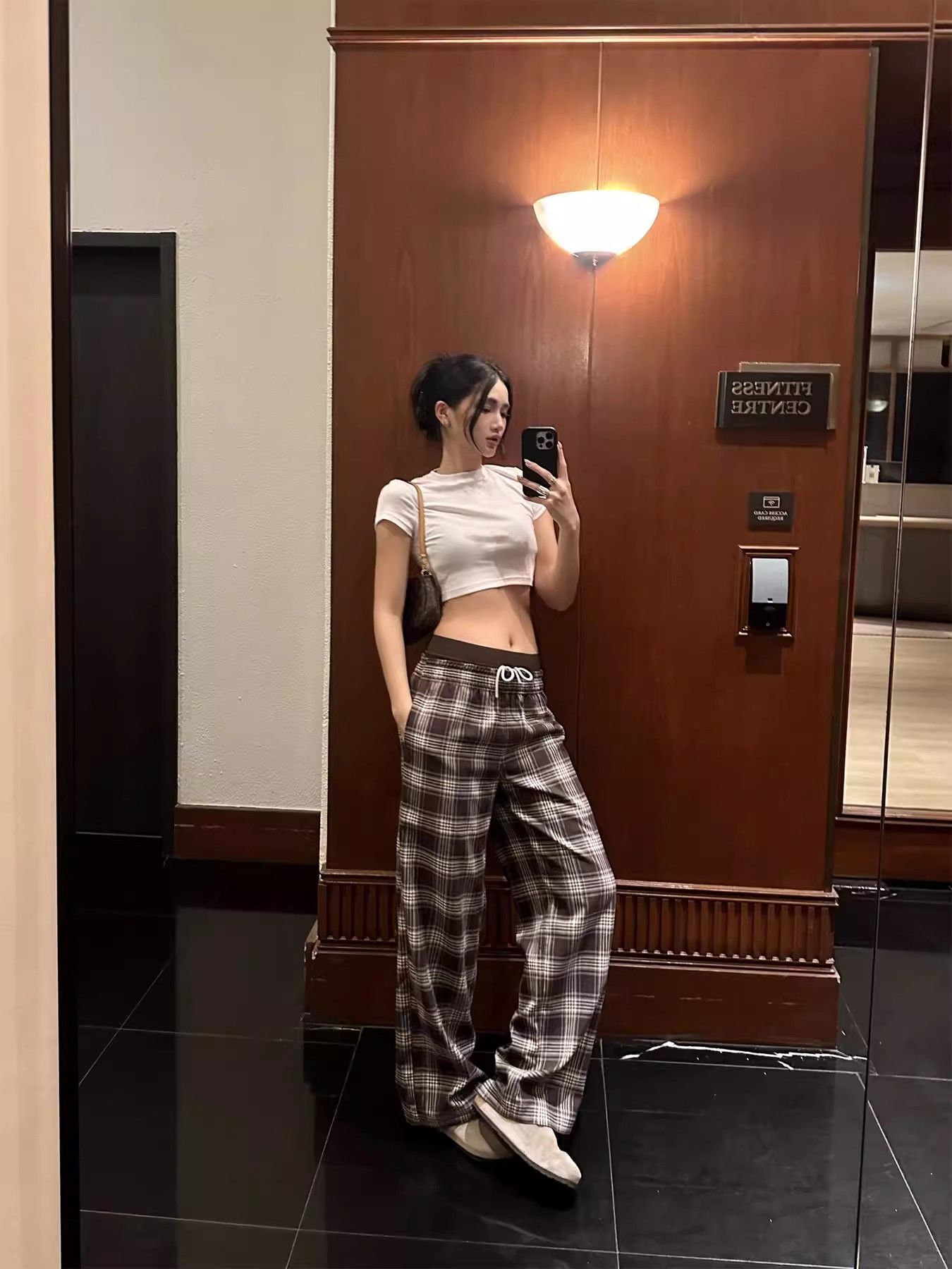 1*1纯棉 高弹力新款夏季短袖短款搭配高腰裤修身显瘦洋气上衣