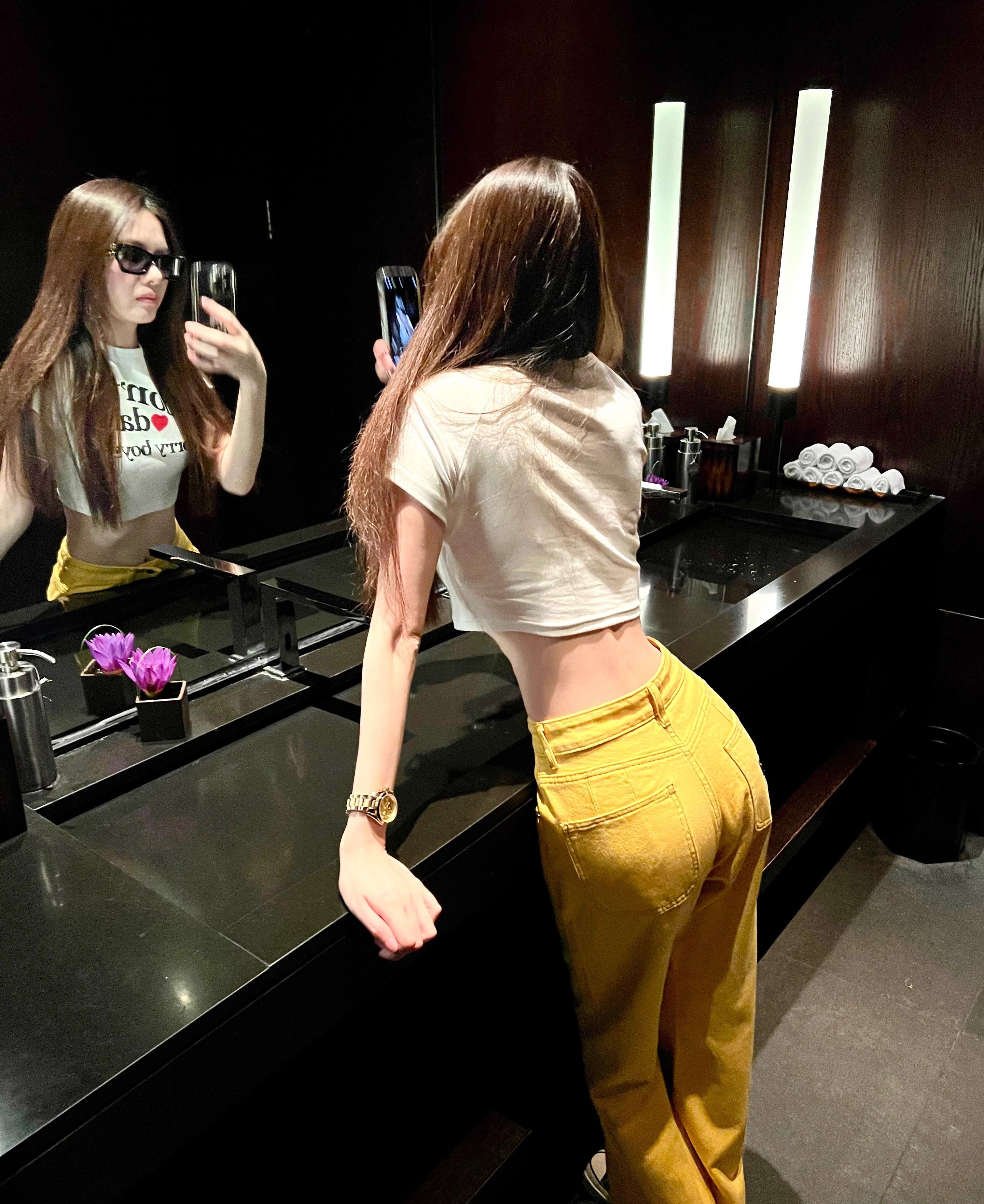 【包肩包领】夏日多巴胺穿搭恤美式短款辣妹修身